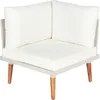 BELIANI Lounge Set Hellbraun Akazienholz 4-Teilig 5-Sitzer Produktbild-Vorschau 9