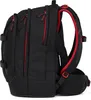 Side view of a black backpack with red accents. Podgląd zdjęcia produktu