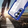 A person running in the background with a phone case in the foreground, suggesting durability and protection. Produktbild-Vorschau