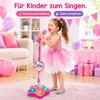 Mikrofon Karaoke mit Ständer, Mikrofonständer für Kinder, Produktbild-Vorschau 6