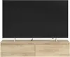 Meuble TV avec 2 tiroirs, à fixer au mur ou à poser - Voir les images du produit 1