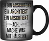 Trendation - Architekt Geschenk Farbwechsel Zauber-Tasse Produktbild-Vorschau 1