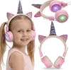 Kabellose On-Ear-Kopfhörer für Mädchen, mit Einhorn-Design, Produktbild-Vorschau 1