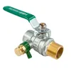 DVGW Kugelhahn für Trinkwasser 1/2" IG-AG mit langem Hebel Produktbild-Vorschau 1