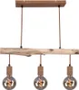 Hängeleuchte, Balken natur, Kabel, rost, L 60 cm Produktbild-Vorschau 1