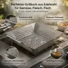 Grillschale Edelstahl 34x30x6 cm – Grillkorb für Gemüse & Produktbild-Vorschau 5