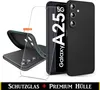 Für Samsung Galaxy A25 5G - Schwarz Silikon Schutz Hülle + Produktbild-Vorschau 1