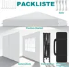 LZQ Pavillon pop-up 2,5 x 2,5 m Pavillon pliable pour Voir les images du produit 7