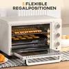 HOMCOM Mini Backofen 21L Pizzaofen Miniofen mit Backblech Produktbild-Vorschau 5