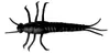Savage Gear LB 3D PVC Mayfly Nymph 8 pcs Black 5 cm Gumová Náhled obrázku produktu 1