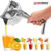 Herzberg HG-8108: Manuelle Zitronenpresse aus Aluminium Produktbild-Vorschau 4