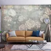 Selbstklebende Folie Fototapete - Misty nature - muted rose Produktbild-Vorschau 2