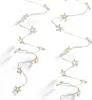 Two strings of star-shaped LED lights against a white background. Produktbild-Vorschau