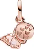 Pandora Charm 782555C01 Pink Butterfly QuoteMetall rose Produktbild-Vorschau 5