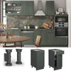 Meuble cuisine Vicco Fame-Line Vert Or Campagne 40cm , PT Voir les images du produit 4