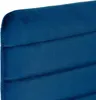A close-up view of a quilted blue fabric, likely upholstery. Produktbild-Vorschau