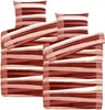 Hochwertige Biber Bettwäsche Baumwolle Streifen 135x200 Produktbild-Vorschau 7