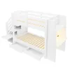 Merax Etagenbett 90x200cm mit Schreibtisch, Kinderbett mit Produktbild-Vorschau 8
