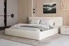 MOEBLO Polsterbett aus Bouclé Bett 06 – Doppelbett mit Produktbild-Vorschau 3