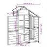 vidaXL Geräteschuppen Braun 120x53,5x170 cm Massivholz Produktbild-Vorschau 7