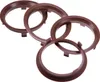 4X Zentrierringe 70,1 x 63,4 mm braun Felgen Ringe  Germany Produktbild-Vorschau 1