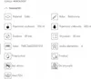 A product information sheet with icons and text detailing product specifications. Náhľad obrázku produktu