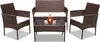 Clanmacy Gartenmöbel Set, Braun, Balkonmöbel mit Kissen, Produktbild-Vorschau 1