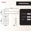 DOMINO Türgriff Drückergarnitur WC - Badezimmer Set | mit Produktbild-Vorschau 7