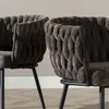 Bronx71 Esszimmerstuhl River Chenille braun Produktbild-Vorschau 12