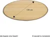 Homestyle4u Bambusmatte Natur 150 cm Rund Bambusteppich Produktbild-Vorschau 3
