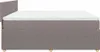 vidaXL Boxspringbett mit Matratze Taupe 200x200 cm Stoff Produktbild-Vorschau 7