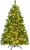 COSTWAY 135cm albero di Natale artificiale con LED bianco Anteprima dell’immagine prodotto 1