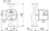 Pompa obiegowa GRUNDFOS UPS 25-40 N 180mm 1x230V G1_1/2 Podgląd zdjęcia produktu 4