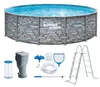Summer Waves Elite Frame Pool Aufstellpool rund Komplettset Produktbild-Vorschau 2