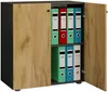 VCM Büroschrank mit 2 Fächern | moderner Aktenschrank mit Produktbild-Vorschau 2