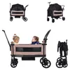 Cabino Bollerwagen Waggie, noir/taupe – chariot pliable Voir les images du produit 1