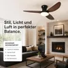 Ventilateur de Plafond 100cm avec Éclairage et Télécommande Voir les images du produit 12