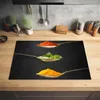 KitchenYeah© Herdabdeckplatte Kräuter - Löffel - Gewürze - Produktbild-Vorschau 2