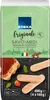 A package of Edeka Originale Savoiardi (ladyfingers) with a slice of tiramisu and some mint leaves. Produktbild-Vorschau