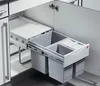 Hailo Tandem 5. Abfallsammler, hellgrau.  - Mülleimer Produktbild-Vorschau 12