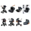 SDBABY Kombikinderwagen 3 in 1, faltbar, Kunstleder, Produktbild-Vorschau 3