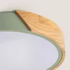 LED-Deckenleuchte 18W Rund Holz Ø320 CCT WählbarSemi-Dari Produktbild-Vorschau 2