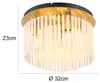 Gouden plafondlamp Gorley met glas Ø 32cm Productafbeelding-voorbeeld 7