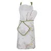 Clayre & Eef Topflappen 20x20 cm Weiß Baumwolle Blumen Produktbild-Vorschau 3