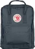 A front view of a dark gray Fjällräven Kånken backpack. Náhled obrázku produktu