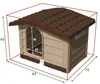 Bama Pet Cuccia Hondenhok 89x75x62 cm Groen Voir les images du produit 4