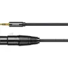 Ugreen 20763 audio kábel 1 m XLR 3,5 mm čierny Náhľad obrázku produktu 2