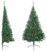 vidaXL Semi-sapin de Noël artificiel avec support Vert 180 Voir les images du produit 4