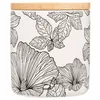 Wattepad-Spender BLACKFLORA, Keramik Produktbild-Vorschau 2