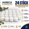 HORECA KAARSEN - theelichthouders, 24 stuks - wit, Productafbeelding-voorbeeld 7